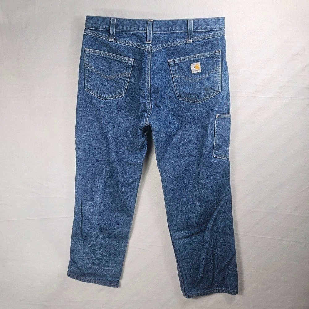🔥 Carhartt FR Double Front Dungaree Jeans 🔥 - Picture 6 of 16